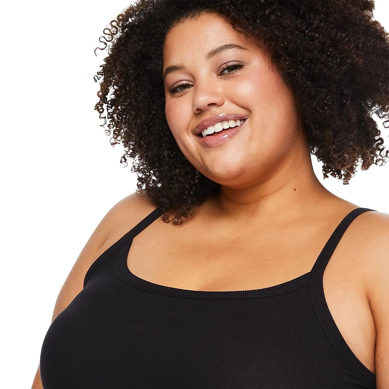 Débardeur côtelé George Plus pour femmes Tailles 1X-4X