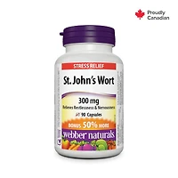 Webber Naturals Millepertuis, 300 mg 60 + 30 Capsules, PRIME !