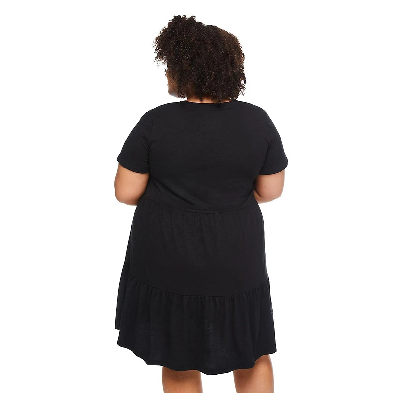 George Women's Plus Tiered T-Shirt Dress