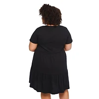 George Women's Plus Tiered T-Shirt Dress