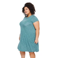 George Women's Plus Swing Dress, Sizes 1X-4X