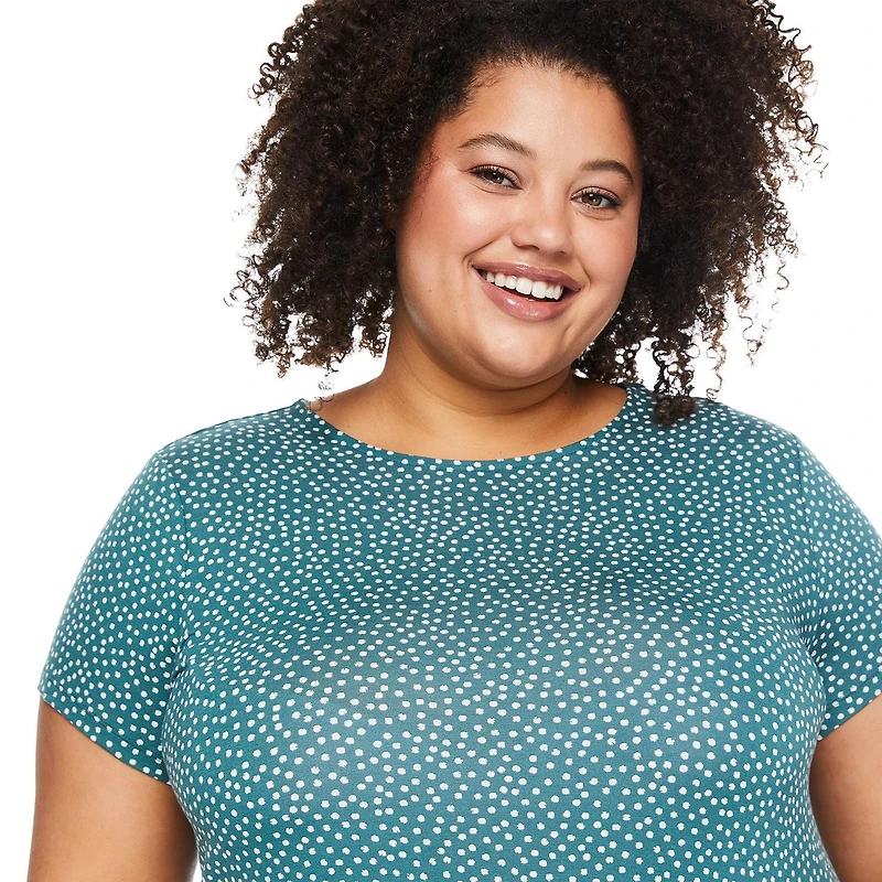 George Women's Plus Swing Dress, Sizes 1X-4X