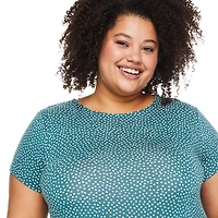 George Women's Plus Swing Dress, Sizes 1X-4X