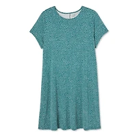 George Women's Plus Swing Dress, Sizes 1X-4X