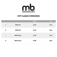 Moneysworth and Best Ville Classique Couvre-chaussures, Noir