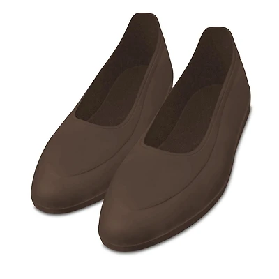 Moneysworth and Best City Classic Rubber Overshoes - Brown 1 Pair, Waterproof, Finest Stretch