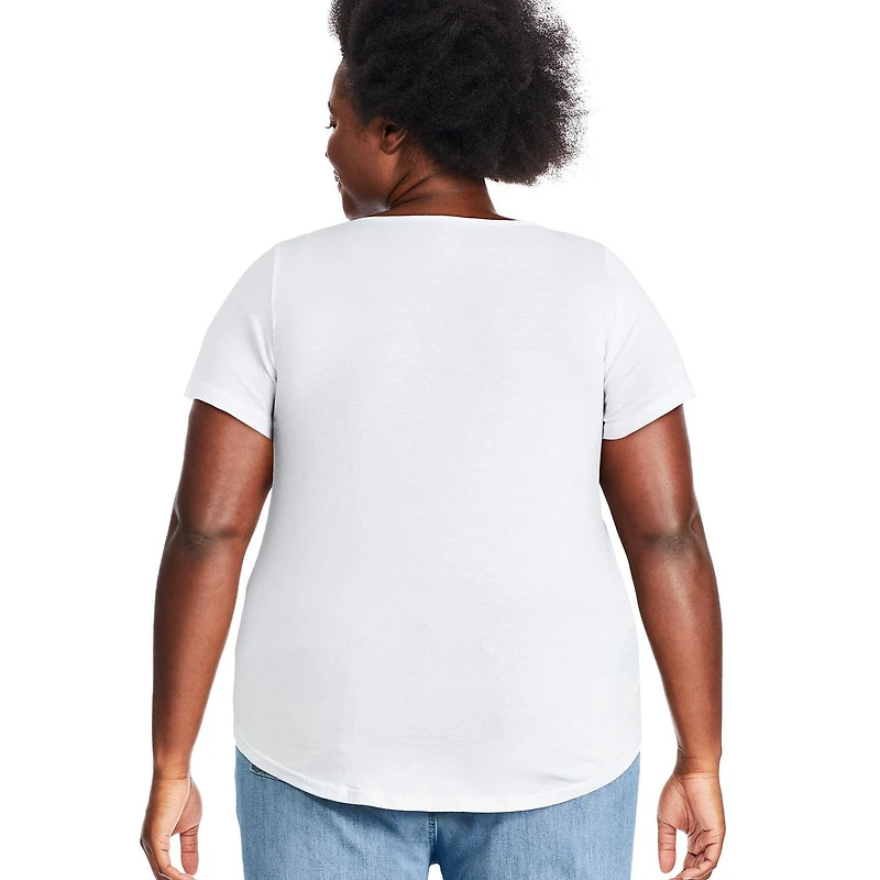 T-shirt avec encolure en V George Plus pour femmes