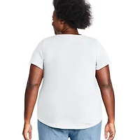 T-shirt avec encolure en V George Plus pour femmes