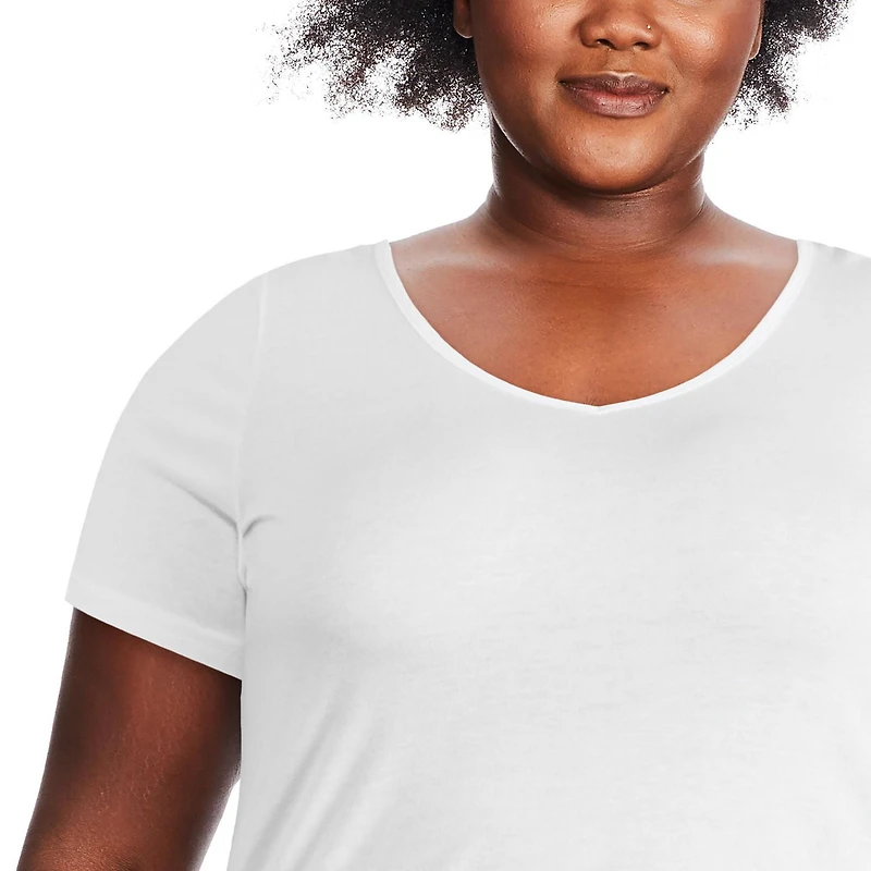 George Women's Plus V-Neckline Tee
