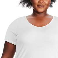 George Women's Plus V-Neckline Tee