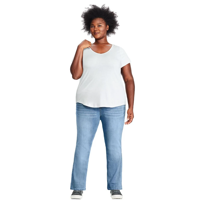 George Women's Plus V-Neckline Tee