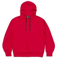 Dark Black Men's Long-Sleeve Hooded Sweatshirt