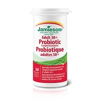 Jamieson Adults 50+ Probiotic Capsules, 15 CFU, 30 Count, 30 Capsules