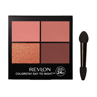 Revlon ColorStay Day to Night™ Long Lasting Matte and Shimmer Eyeshadow Quad, 24HR Wear, 0.16 oz