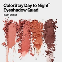 Revlon ColorStay Day to Night™ Long Lasting Matte and Shimmer Eyeshadow Quad, 24HR Wear, 0.16 oz