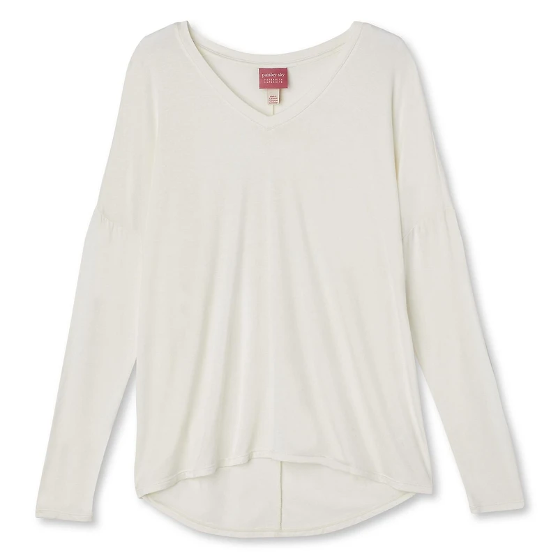 Haut avec manches chauve-souris Paisley Sky Maternité