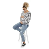 Haut avec manches chauve-souris Paisley Sky Maternité