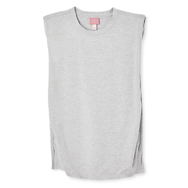 T-shirt sans manches avec épaulettes Paisley Sky Maternité