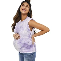 Paisley Sky Maternity Printed Padded Muscle Tee