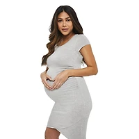 Robe avec côtés ruchés Paisley Sky Maternité