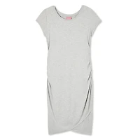 Robe avec côtés ruchés Paisley Sky Maternité