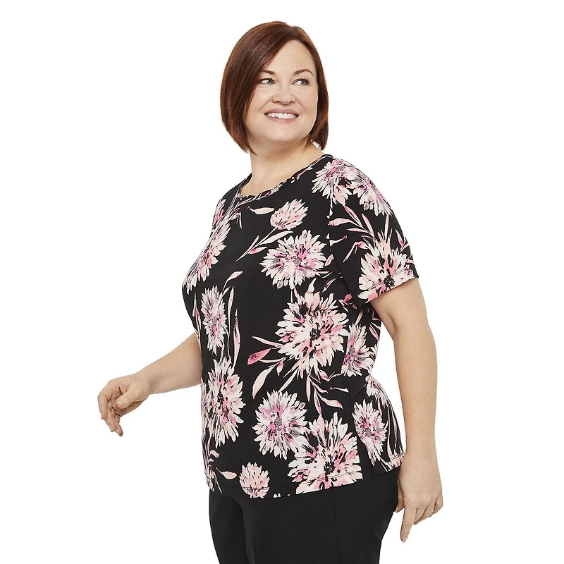 Penmans Plus Women's Short Sleeve Tee with Bling