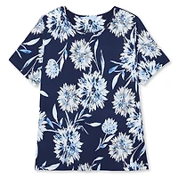 T-shirt à manches courtes avec ornements Penmans Plus pour femmes