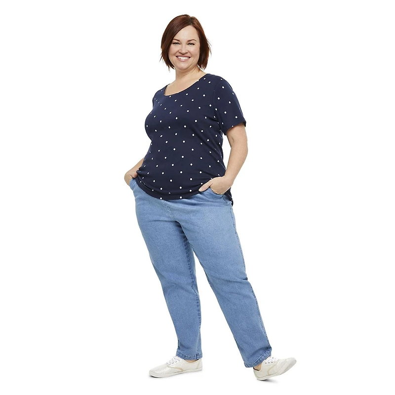 Penmans Plus Women's Pull-On Denim Pant