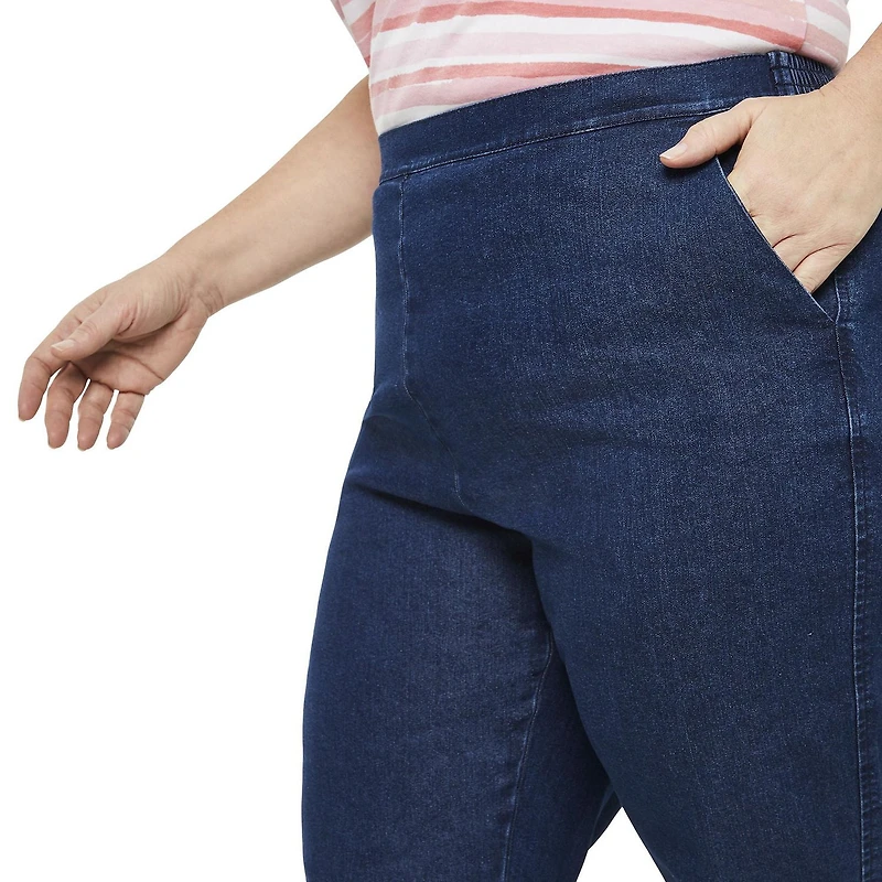 Pantalon enfilable en denim Penmans Plus pour femmes