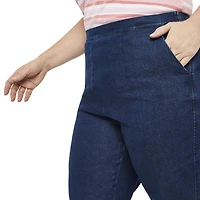 Pantalon enfilable en denim Penmans Plus pour femmes