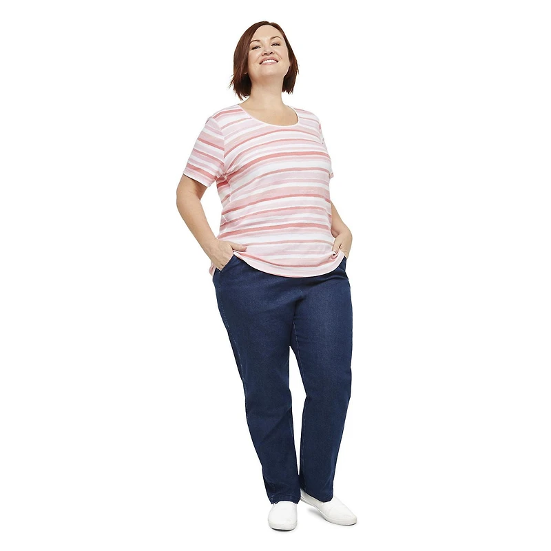 Pantalon enfilable en denim Penmans Plus pour femmes
