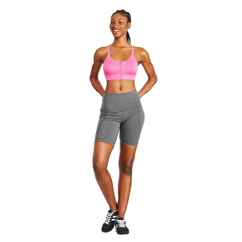 Athletic Works Women's Zipper Bra