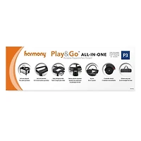 Harmony 0801006NTL Parc Play & Go All-in-One, Noir Changeur & organisateur deluxe