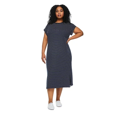 George Women's Plus T-Shirt Midi Dress