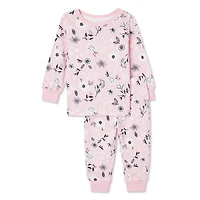 George Baby Girls' Pajama 2-Piece Set