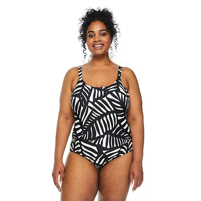 Maillot de bain 1 pièce George Plus pour femmes Tailles 1X-3X