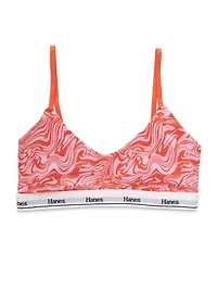 Hanes Originals Bralette a bretelles minces extensible Bralette a bretelles minces extensible