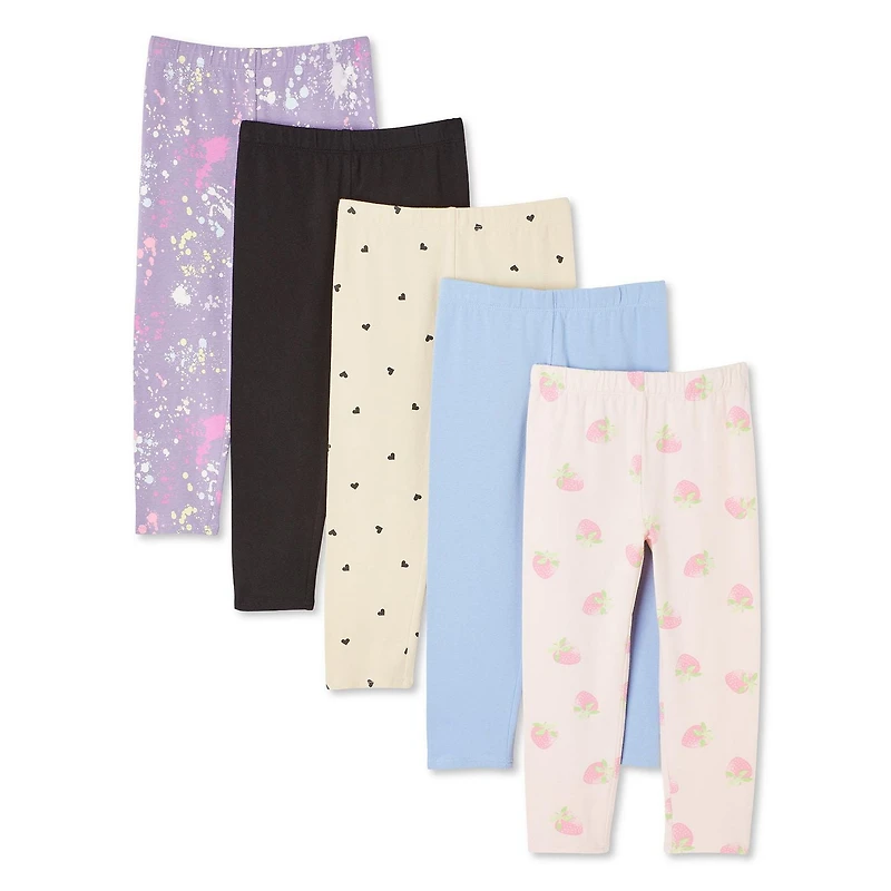 Lot de 5 leggings George pour petites filles