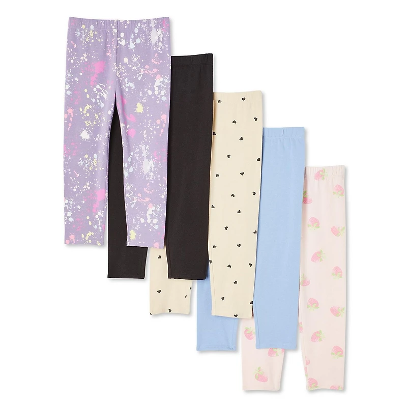 Lot de 5 leggings George pour petites filles