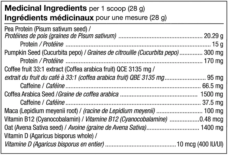 Vega Hello Wellness Spring in Your Step Poudre de protéine Cappuccino vanille, petit pot (14 portions) 390 g