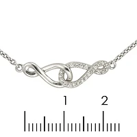 Quintessential Sterling Silver Infinity Bracelet