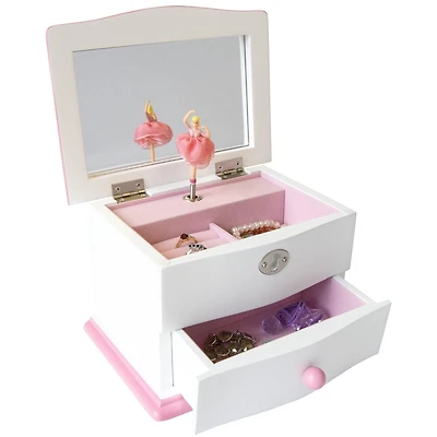 Mele and Co Katie Girls Boîte à Bijoux Musicale Ballerine en Bois