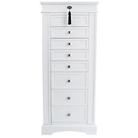 Mele and Co Armoire à bijoux Olympia en blanc