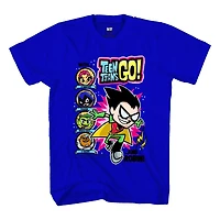 Garçons Teen Titans Go! T-shirt comique à manches courtes