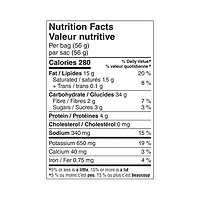 Great Value Sour Cream & Onion Flavoured Potato Chips, 56 g