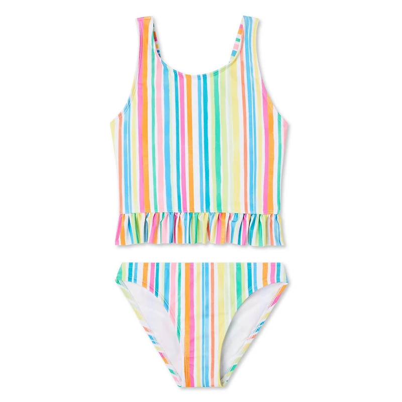 George Girls' Ruffle Tankini 2-Piece Set