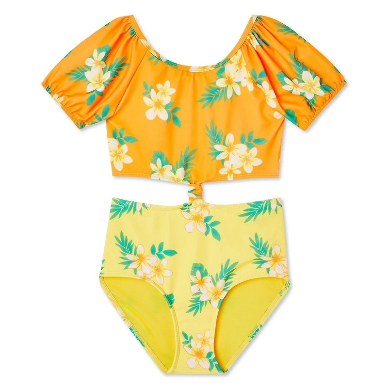 Maillot de bain avec motif ajouré George pour filles