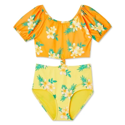 Maillot de bain avec motif ajouré George pour filles