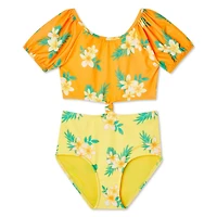Maillot de bain avec motif ajouré George pour filles