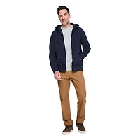 Haut à capuchon zippé sur la longueur George pour hommes